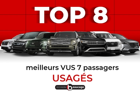 Top 8 des meilleurs VUS 7 passagers usagés