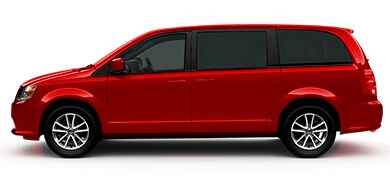 Red vans view profil