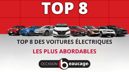 Top 8 des voitures électriques les plus abordables
