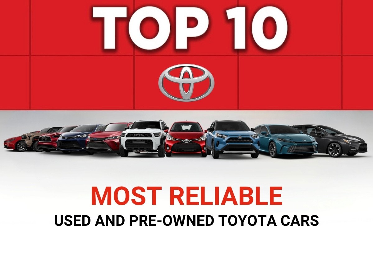Top 10 most reliable used and pre-owned Toyotas