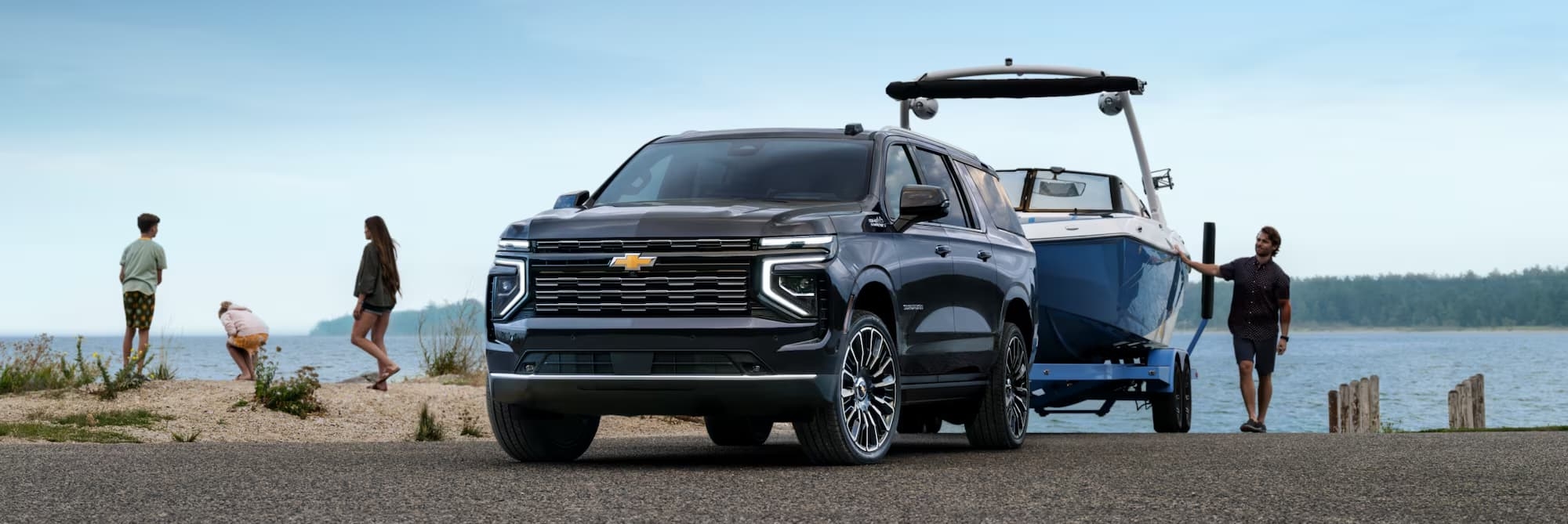 2025 Chevrolet Suburban - SUV with a towing capacity of 8300 lbs, ideal for towing 6000 lbs and up.