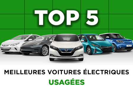 Top 5 des meilleures voitures électriques usagées