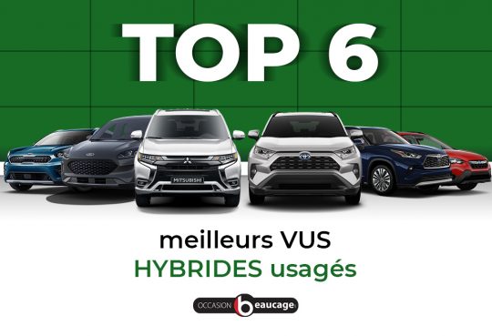 Top 6 vus hybrides